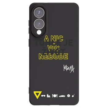 Picasee silikónový čierny obal pre Samsung Galaxy S25 Edge 5G - Kazma - TOHLE JE ŽIVOT A NIC VÍC NEBUDE