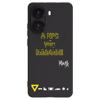 Picasee silikónový čierny obal pre Xiaomi Poco X7 Pro 5G - Kazma - TOHLE JE ŽIVOT A NIC VÍC NEBUDE