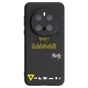 Picasee silikónový čierny obal pre Honor Magic7 Pro 5G - Kazma - TOHLE JE ŽIVOT A NIC VÍC NEBUDE