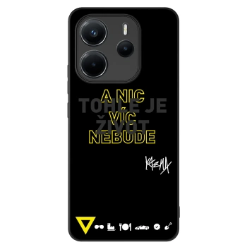 Picasee ULTIMATE CASE pro Xiaomi Redmi Note 14 4G - Kazma - TOHLE JE ŽIVOT A NIC VÍC NEBUDE