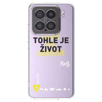 Picasee silikónový prehľadný obal pre Xiaomi 15 - Kazma - TOHLE JE ŽIVOT A NIC VÍC NEBUDE
