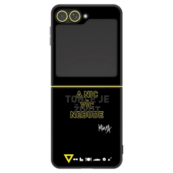 Obal pre Samsung Galaxy Z Flip6 5G - Kazma - TOHLE JE ŽIVOT A NIC VÍC NEBUDE