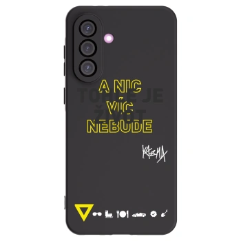 Picasee silikónový čierny obal pre Samsung Galaxy A36 5G - Kazma - TOHLE JE ŽIVOT A NIC VÍC NEBUDE