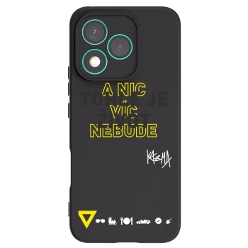 Picasee silikónový čierny obal pre Honor 400 Lite 5G - Kazma - TOHLE JE ŽIVOT A NIC VÍC NEBUDE