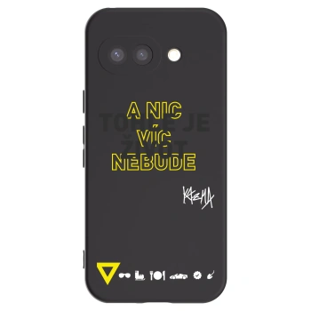 Picasee silikónový čierny obal pre Google Pixel 9a - Kazma - TOHLE JE ŽIVOT A NIC VÍC NEBUDE