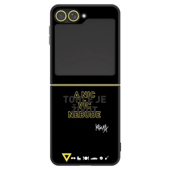 Obal pre Samsung Galaxy Z Flip5 5G - Kazma - TOHLE JE ŽIVOT A NIC VÍC NEBUDE