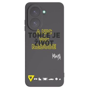 Picasee silikónový čierny obal pre Xiaomi Redmi A5 - Kazma - TOHLE JE ŽIVOT A NIC VÍC NEBUDE