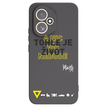 Picasee silikónový čierny obal pre Honor 400 5G - Kazma - TOHLE JE ŽIVOT A NIC VÍC NEBUDE