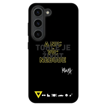 Picasee Fashion Case pre Samsung Galaxy S23+ 5G - Kazma - TOHLE JE ŽIVOT A NIC VÍC NEBUDE