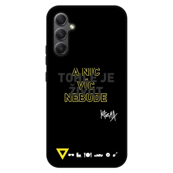Obal pre Samsung Galaxy A34 5G A346B - Kazma - TOHLE JE ŽIVOT A NIC VÍC NEBUDE