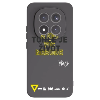 Picasee silikónový čierny obal pre Xiaomi Redmi Note 15 Pro+ - Kazma - TOHLE JE ŽIVOT A NIC VÍC NEBUDE