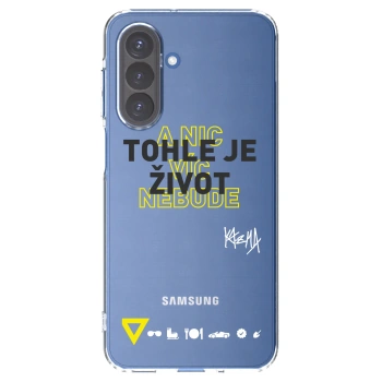 Picasee silikónový prehľadný obal pre Samsung Galaxy A17 5G - Kazma - TOHLE JE ŽIVOT A NIC VÍC NEBUDE