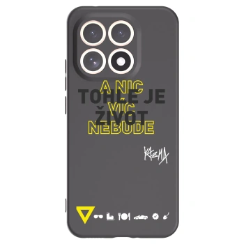 Picasee silikónový čierny obal pre Xiaomi 15T - Kazma - TOHLE JE ŽIVOT A NIC VÍC NEBUDE