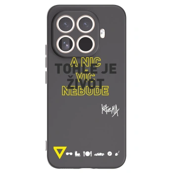 Picasee silikónový čierny obal pre Xiaomi 15T Pro - Kazma - TOHLE JE ŽIVOT A NIC VÍC NEBUDE