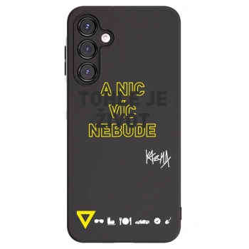 Picasee silikónový čierny obal pre Samsung Galaxy A16 4G - Kazma - TOHLE JE ŽIVOT A NIC VÍC NEBUDE