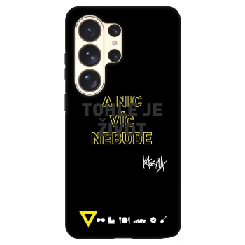 Picasee Fashion Case PowerShare pro Samsung Galaxy S26 Ultra - Kazma - TOHLE JE ŽIVOT A NIC VÍC NEBUDE