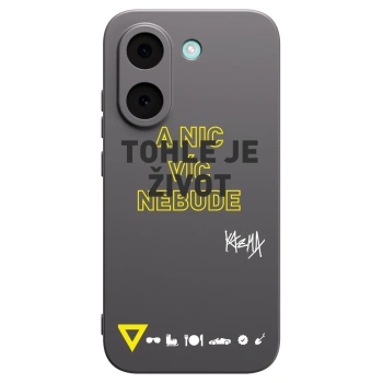 Picasee silikónový čierny obal pre Xiaomi Poco X8 Pro - Kazma - TOHLE JE ŽIVOT A NIC VÍC NEBUDE