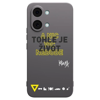 Picasee silikónový čierny obal pre Xiaomi Poco X8 Pro Max - Kazma - TOHLE JE ŽIVOT A NIC VÍC NEBUDE