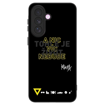 Obal pre Samsung Galaxy A57 5G - Kazma - TOHLE JE ŽIVOT A NIC VÍC NEBUDE