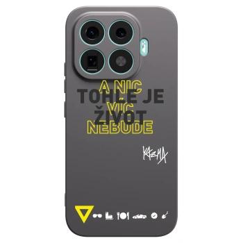 Picasee silikónový čierny obal pre Xiaomi 17T - Kazma - TOHLE JE ŽIVOT A NIC VÍC NEBUDE