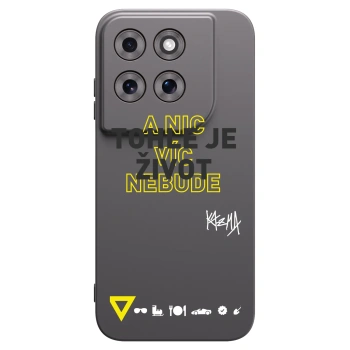 Picasee silikónový čierny obal pre Motorola Moto G77 - Kazma - TOHLE JE ŽIVOT A NIC VÍC NEBUDE
