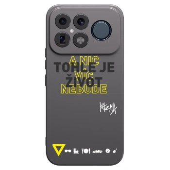 Picasee silikónový čierny obal pre Xiaomi Poco F8 Ultra - Kazma - TOHLE JE ŽIVOT A NIC VÍC NEBUDE