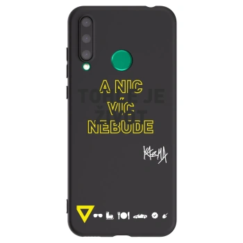 Picasee silikónový čierny obal pre Honor 20 Lite - Kazma - TOHLE JE ŽIVOT A NIC VÍC NEBUDE