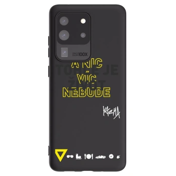 Picasee silikónový čierny obal pre Samsung Galaxy S20 Ultra 5G G988F - Kazma - TOHLE JE ŽIVOT A NIC VÍC NEBUDE