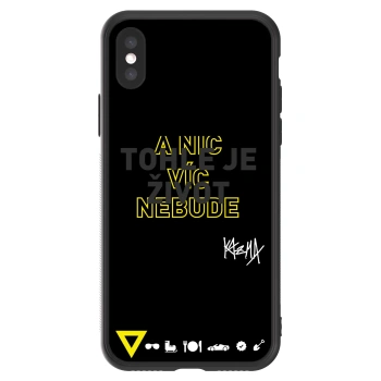 Picasee ULTIMATE CASE pro Apple iPhone X/XS - Kazma - TOHLE JE ŽIVOT A NIC VÍC NEBUDE