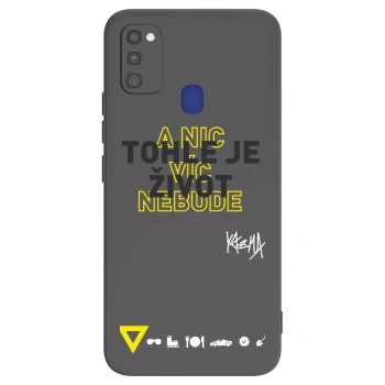 Obal pre Samsung Galaxy M21 M215F - Kazma - TOHLE JE ŽIVOT A NIC VÍC NEBUDE