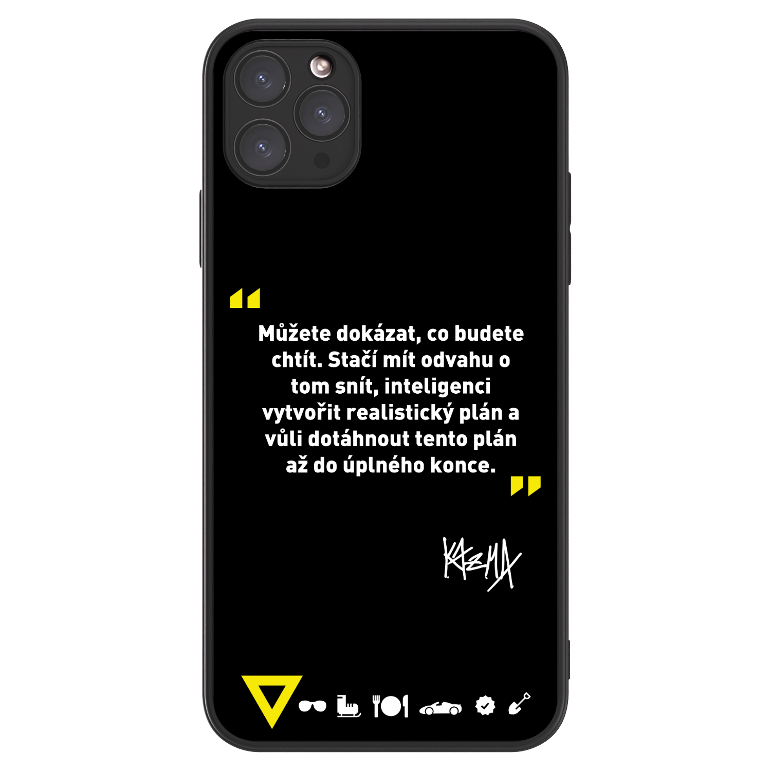 Picasee ULTIMATE CASE pro Apple iPhone 11 Pro Max - Kazma - MŮŽETE DOKÁZAT, CO BUDETE CHTÍT