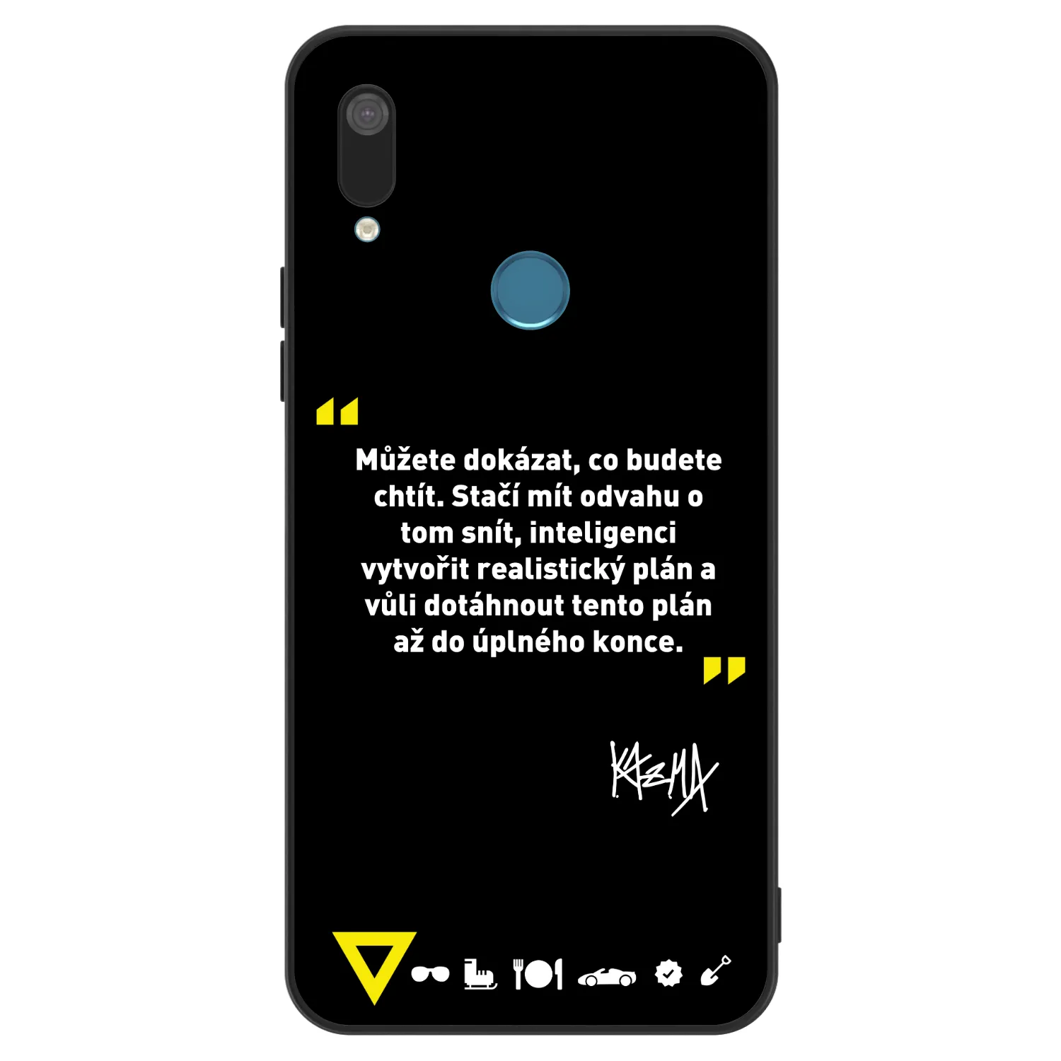 Picasee ULTIMATE CASE pro Huawei Y7 2019 - Kazma - MŮŽETE DOKÁZAT, CO BUDETE CHTÍT