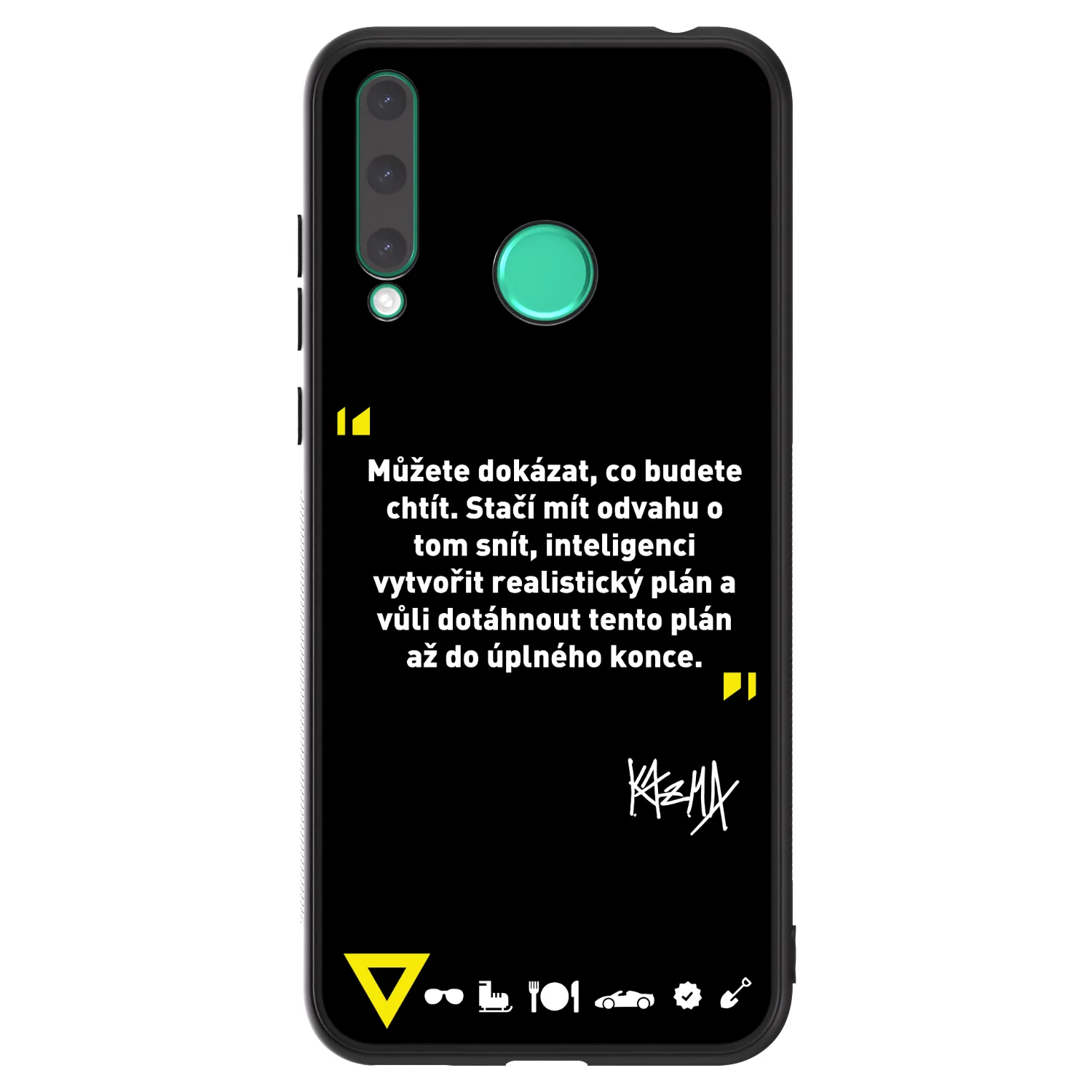 Picasee ULTIMATE CASE pro Honor 20 Lite - Kazma - MŮŽETE DOKÁZAT, CO BUDETE CHTÍT