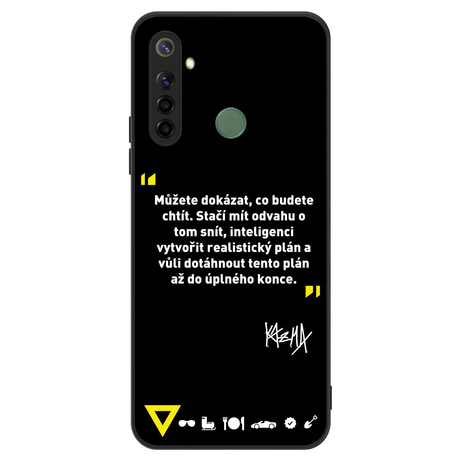 Picasee ULTIMATE CASE pro Realme 6i - Kazma - MŮŽETE DOKÁZAT, CO BUDETE CHTÍT
