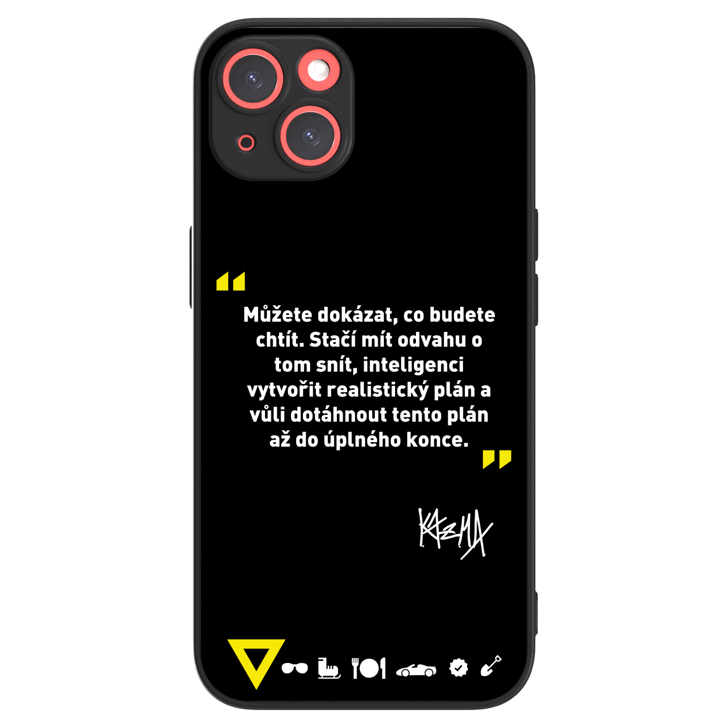 Picasee ULTIMATE CASE pro Apple iPhone 13 - Kazma - MŮŽETE DOKÁZAT, CO BUDETE CHTÍT