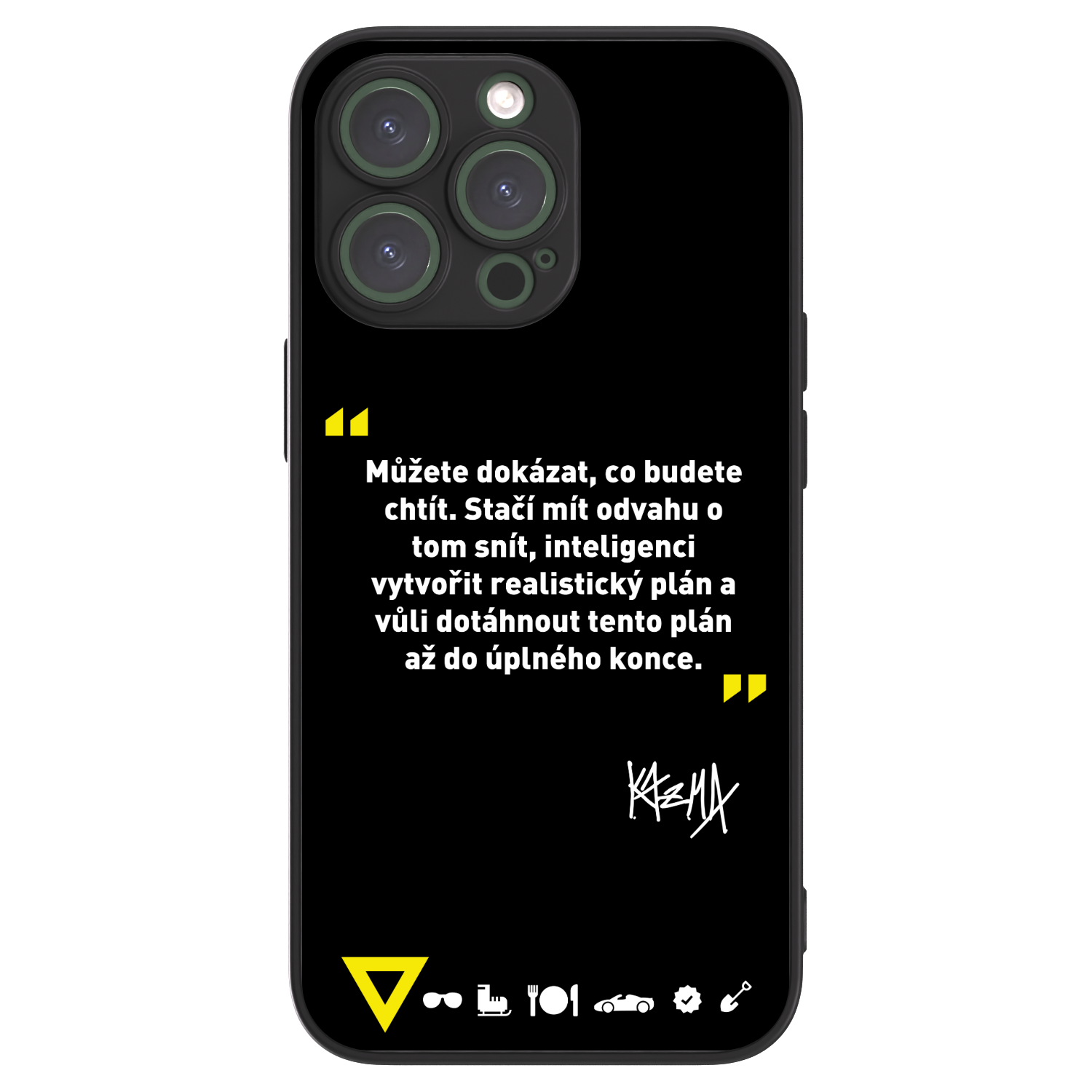 Picasee ULTIMATE CASE pro Apple iPhone 13 Pro - Kazma - MŮŽETE DOKÁZAT, CO BUDETE CHTÍT