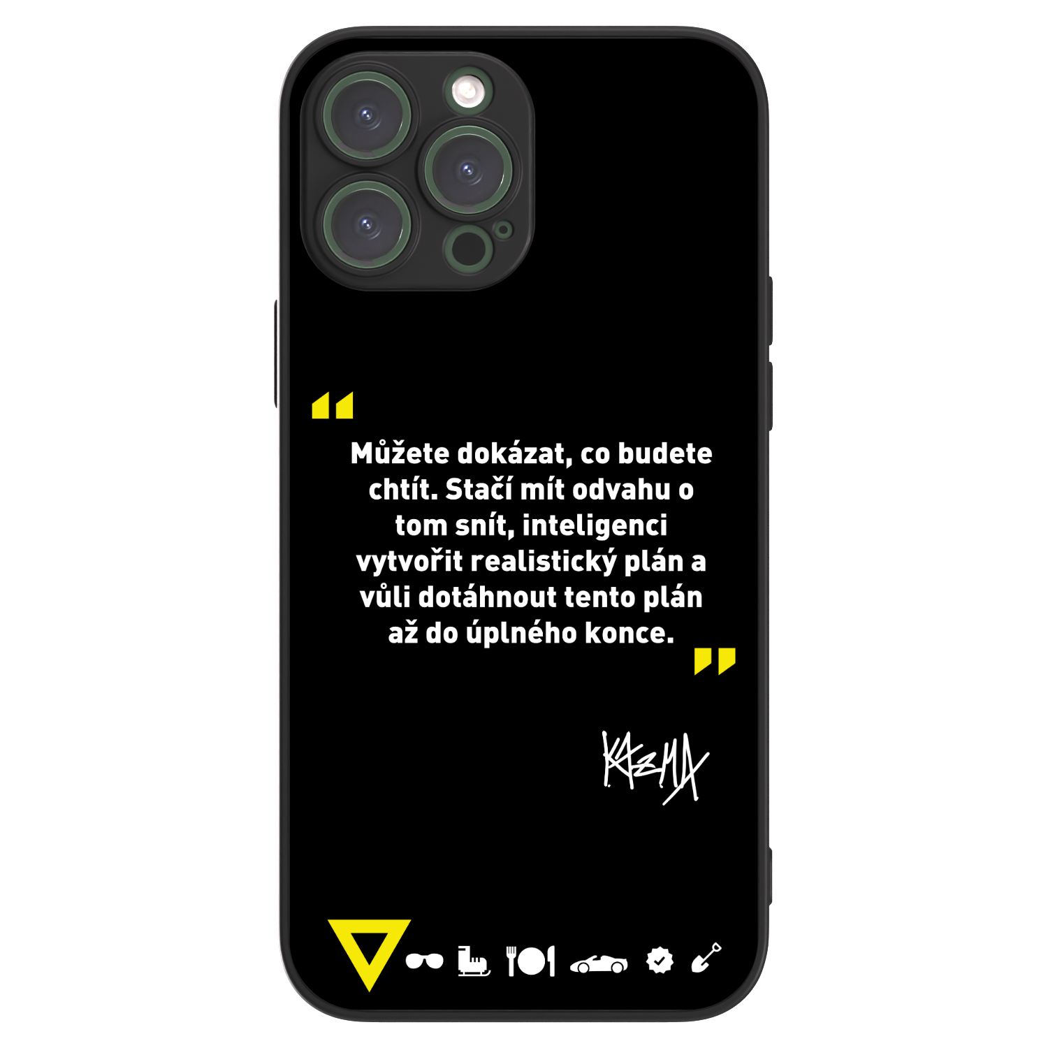 ULTIMATE CASE pro Apple iPhone 13 Pro Max - Kazma - MŮŽETE DOKÁZAT, CO BUDETE CHTÍT