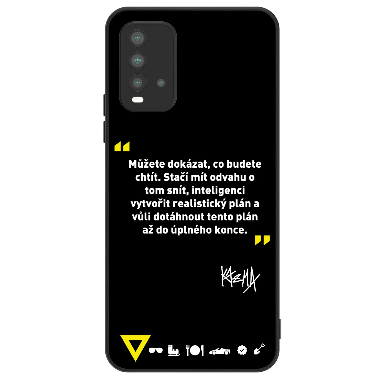 Picasee ULTIMATE CASE pro Xiaomi Redmi 9T - Kazma - MŮŽETE DOKÁZAT, CO BUDETE CHTÍT