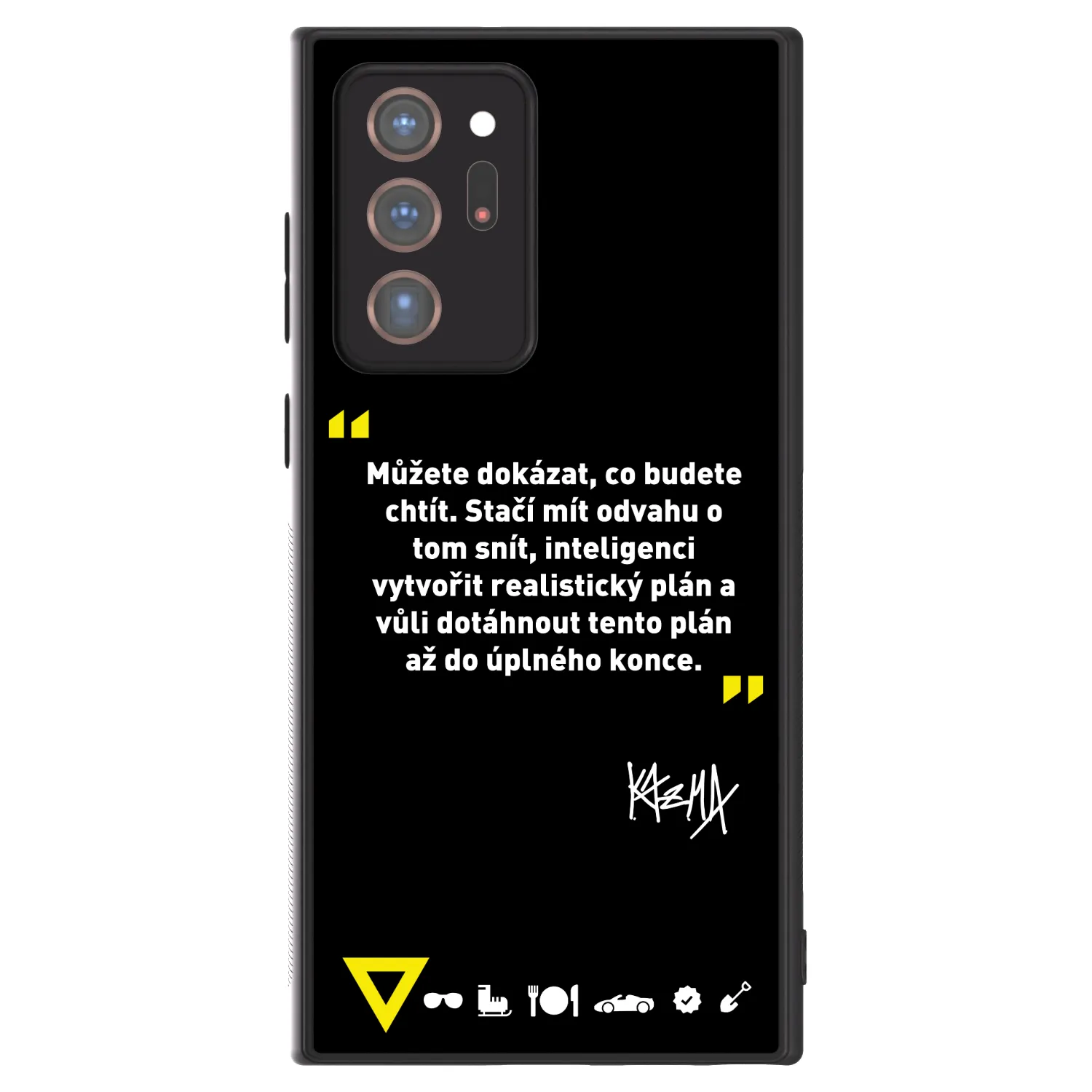 Picasee ULTIMATE CASE pro Samsung Galaxy Note 20 Ultra - Kazma - MŮŽETE DOKÁZAT, CO BUDETE CHTÍT