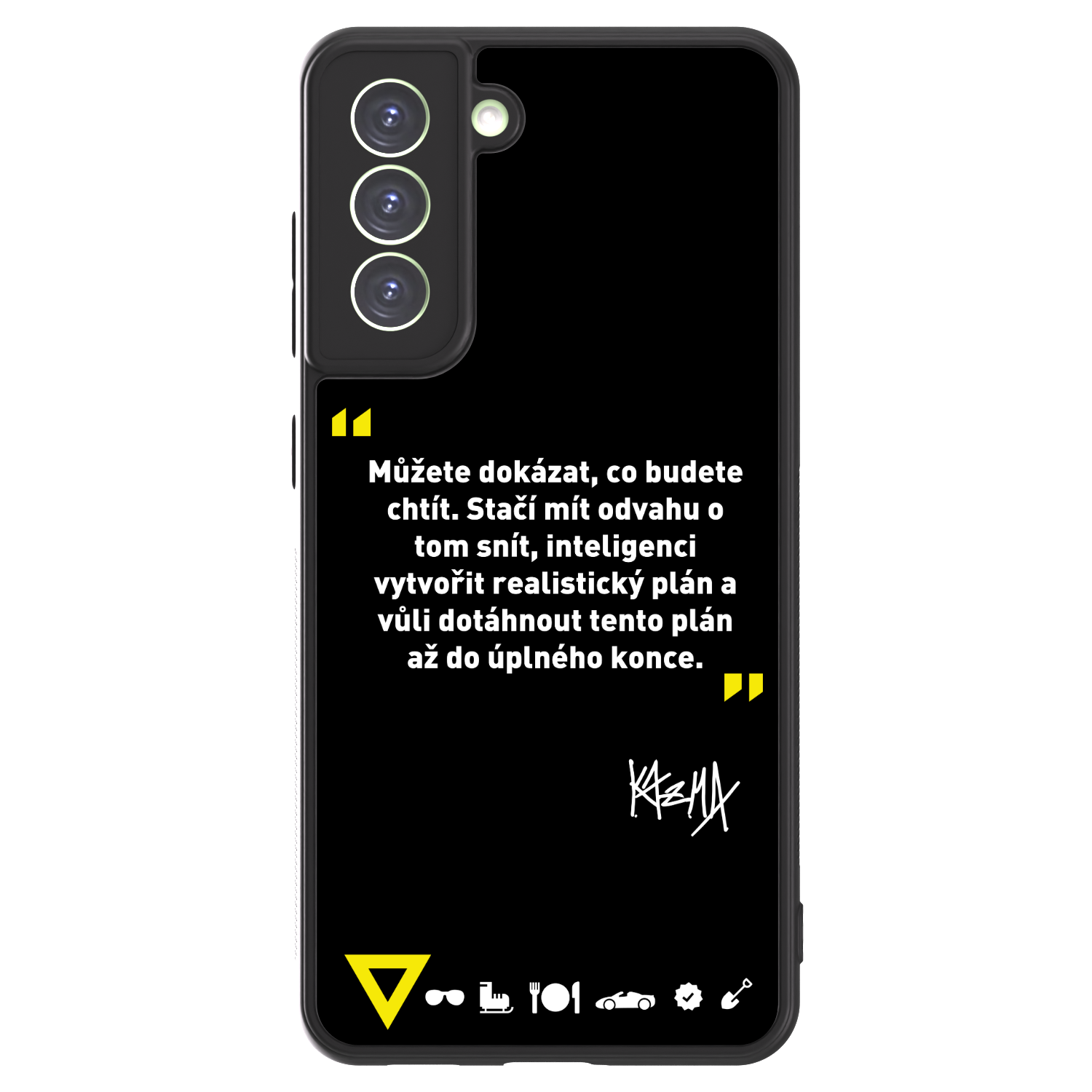 Picasee ULTIMATE CASE pro Samsung Galaxy S21 FE 5G - Kazma - MŮŽETE DOKÁZAT, CO BUDETE CHTÍT