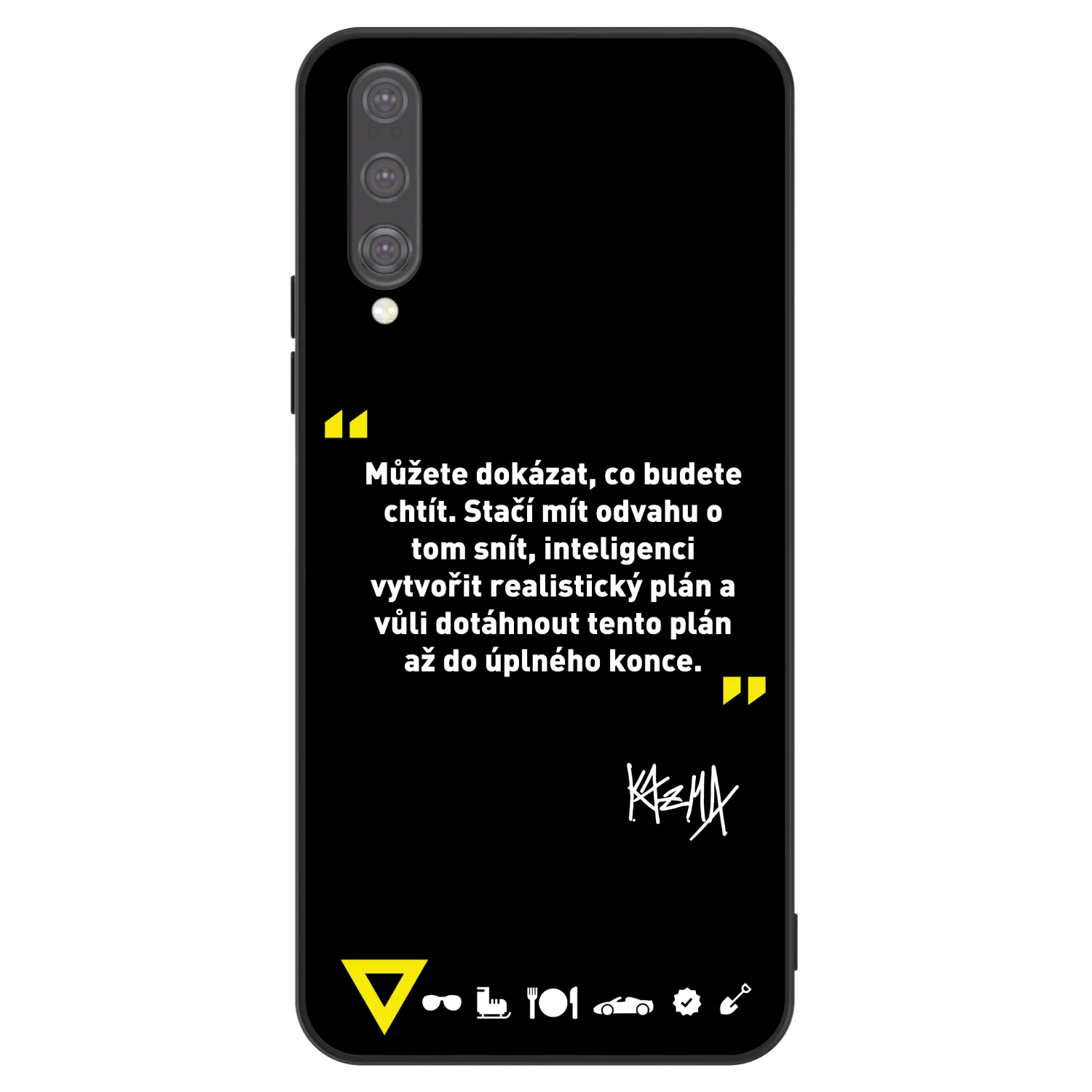 Picasee ULTIMATE CASE pro Huawei P20 Pro - Kazma - MŮŽETE DOKÁZAT, CO BUDETE CHTÍT
