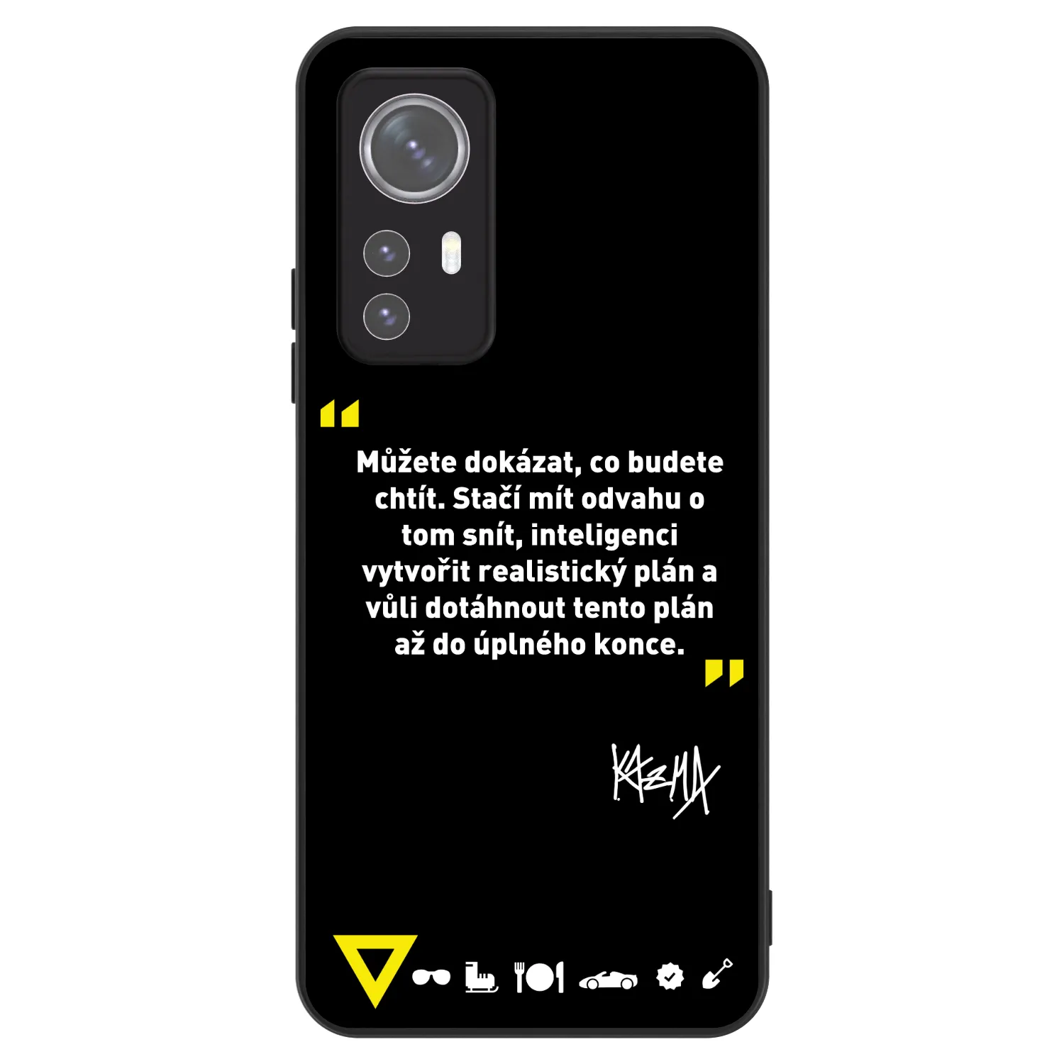 Picasee ULTIMATE CASE pro Xiaomi 12X - Kazma - MŮŽETE DOKÁZAT, CO BUDETE CHTÍT