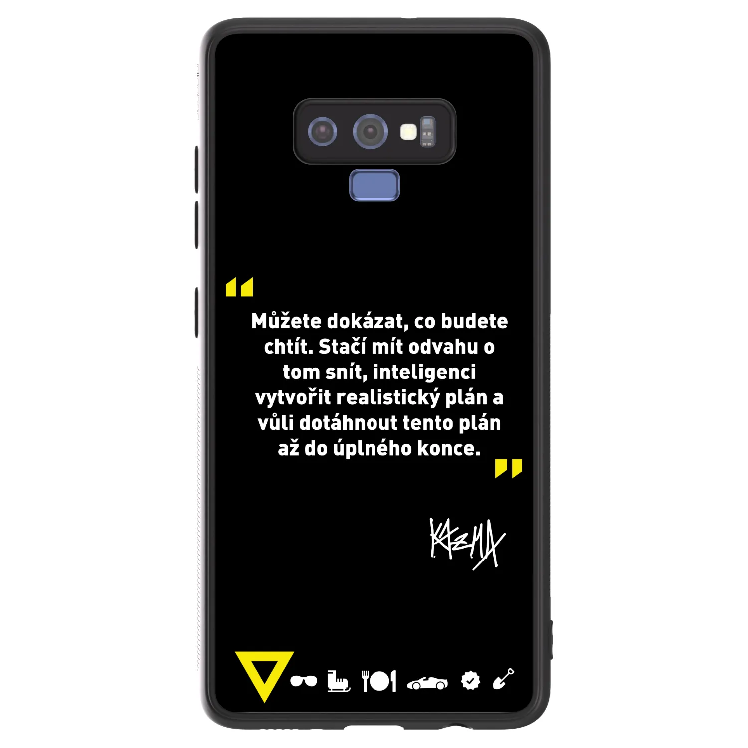 Picasee ULTIMATE CASE pro Samsung Galaxy Note 9 N960F - Kazma - MŮŽETE DOKÁZAT, CO BUDETE CHTÍT