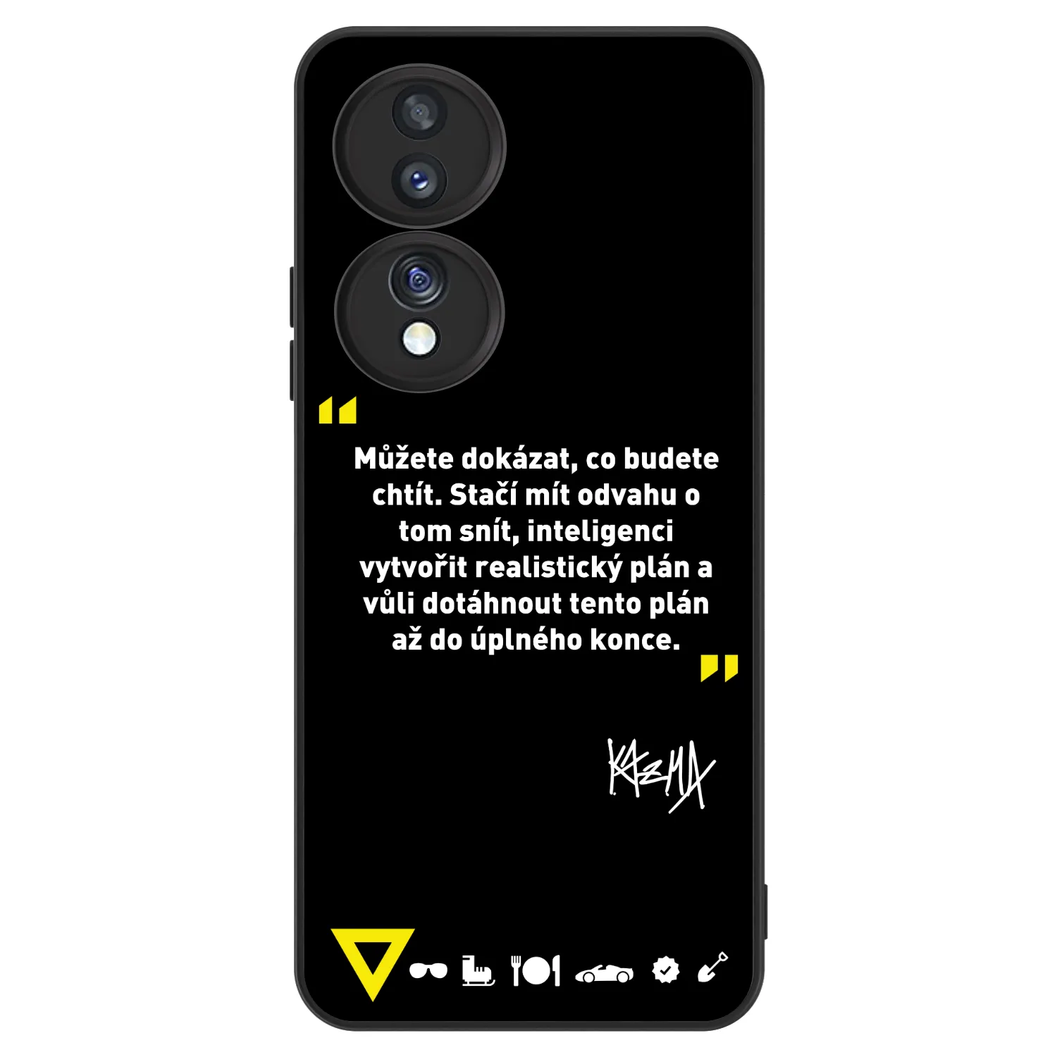 Picasee ULTIMATE CASE pro Honor 70 - Kazma - MŮŽETE DOKÁZAT, CO BUDETE CHTÍT