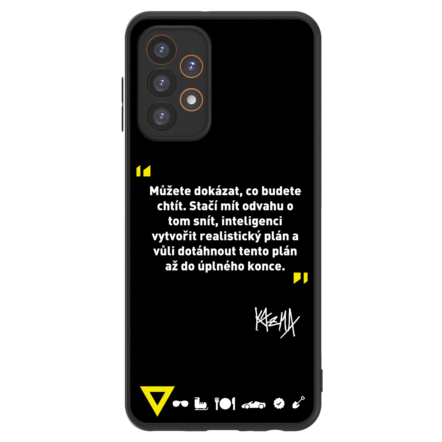 ULTIMATE CASE pro Samsung Galaxy A23 A236B 5G - Kazma - MŮŽETE DOKÁZAT, CO BUDETE CHTÍT
