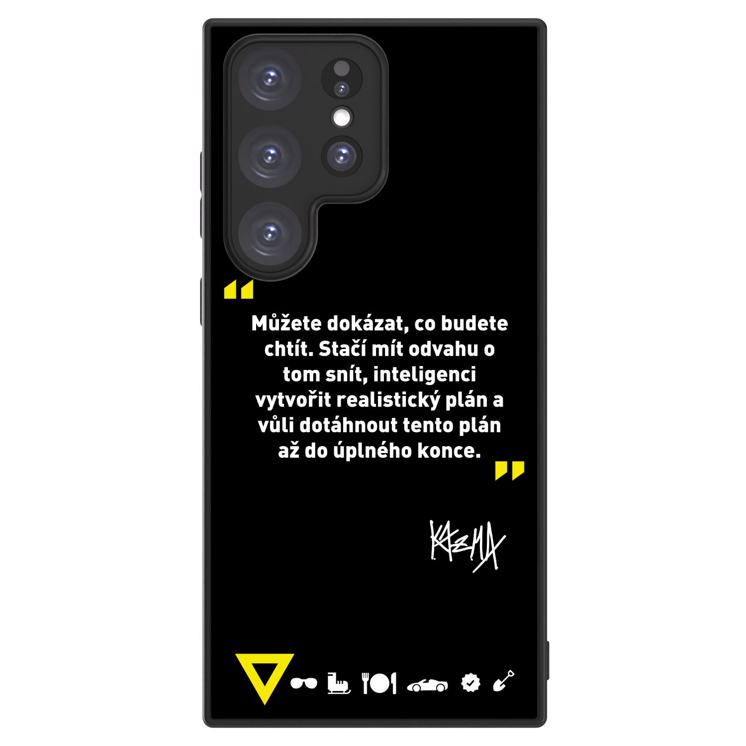 Picasee ULTIMATE CASE pro Samsung Galaxy S23 Ultra 5G - Kazma - MŮŽETE DOKÁZAT, CO BUDETE CHTÍT