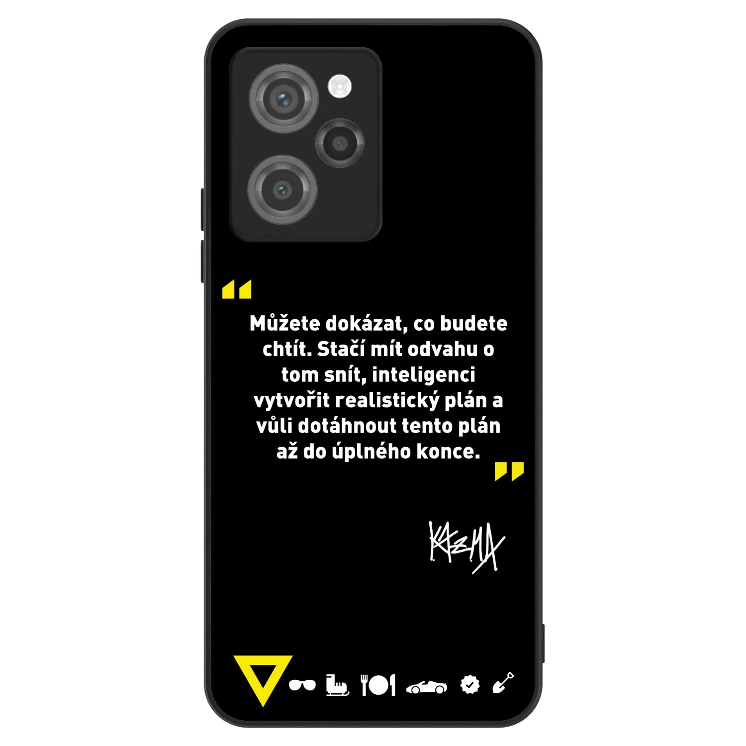 Picasee ULTIMATE CASE pro Xiaomi Poco X5 Pro - Kazma - MŮŽETE DOKÁZAT, CO BUDETE CHTÍT