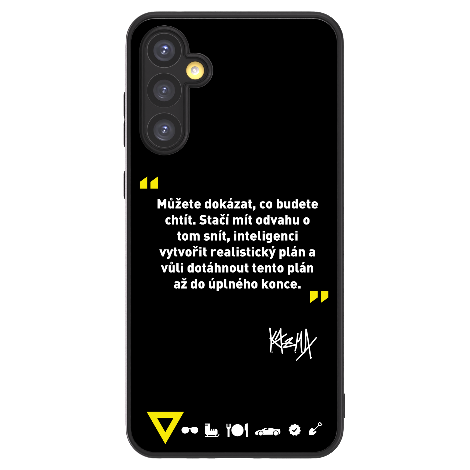 Picasee ULTIMATE CASE pro Samsung Galaxy A34 5G A346B - Kazma - MŮŽETE DOKÁZAT, CO BUDETE CHTÍT