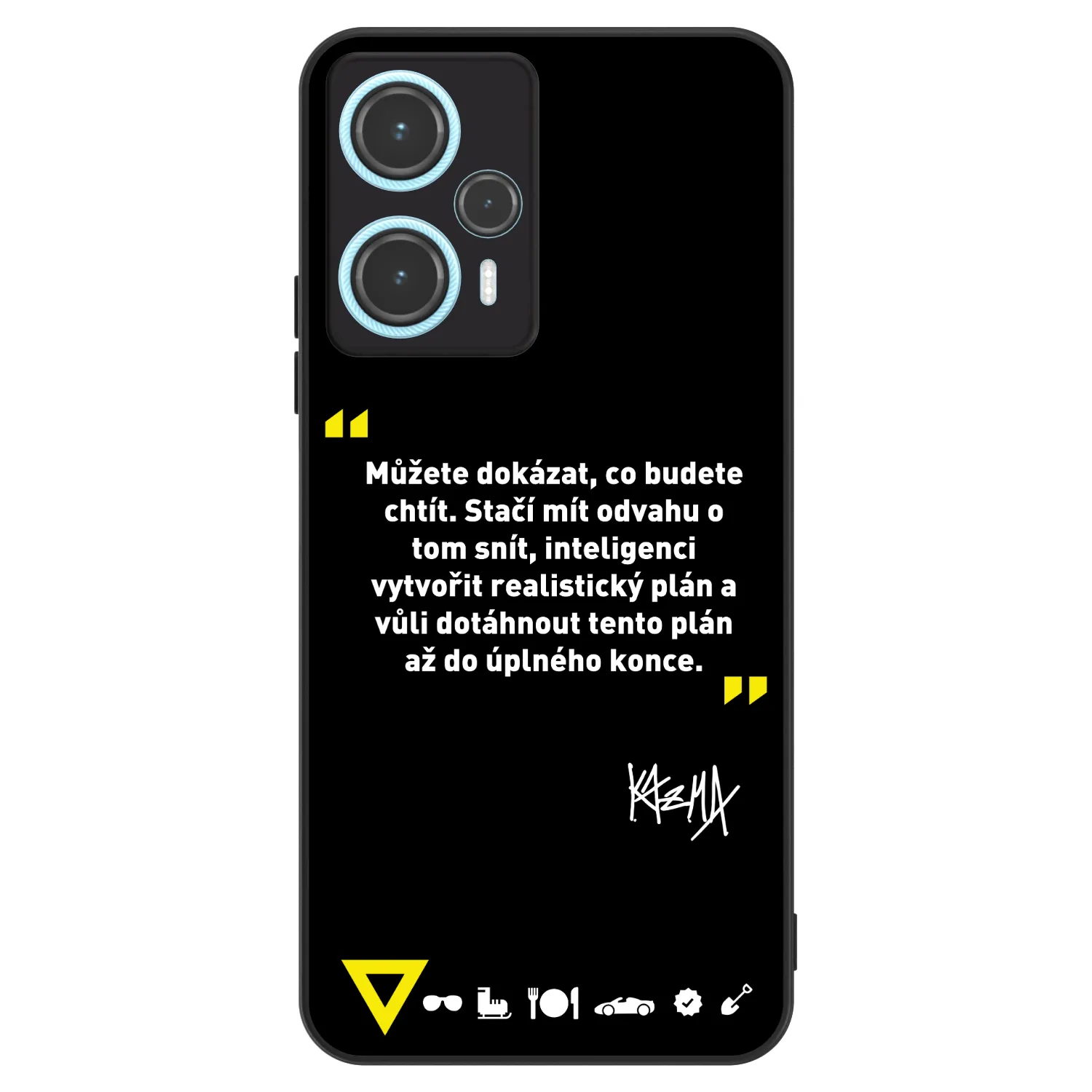 Picasee ULTIMATE CASE pro Xiaomi Poco F5 - Kazma - MŮŽETE DOKÁZAT, CO BUDETE CHTÍT