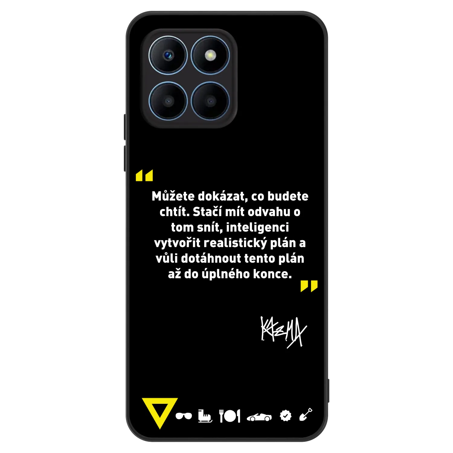 Picasee ULTIMATE CASE pro Honor 70 Lite - Kazma - MŮŽETE DOKÁZAT, CO BUDETE CHTÍT